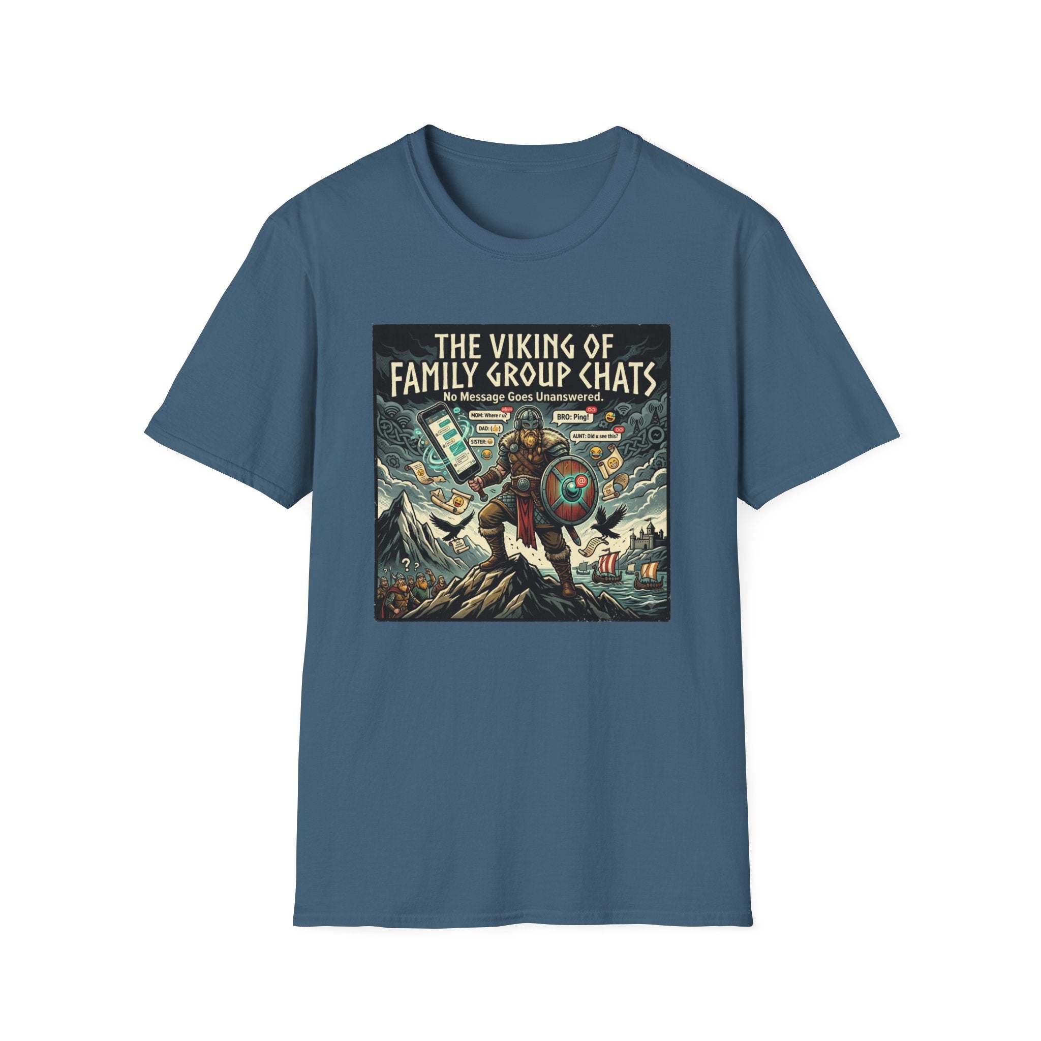 The Viking of Family Group Chats T-Shirt