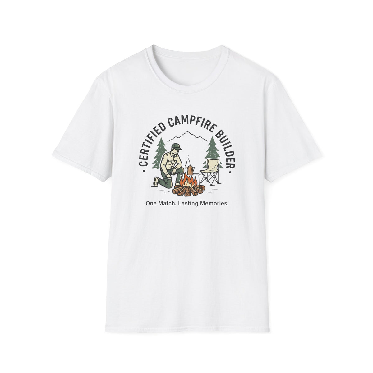 Certified Campfire Builder T-Shirt