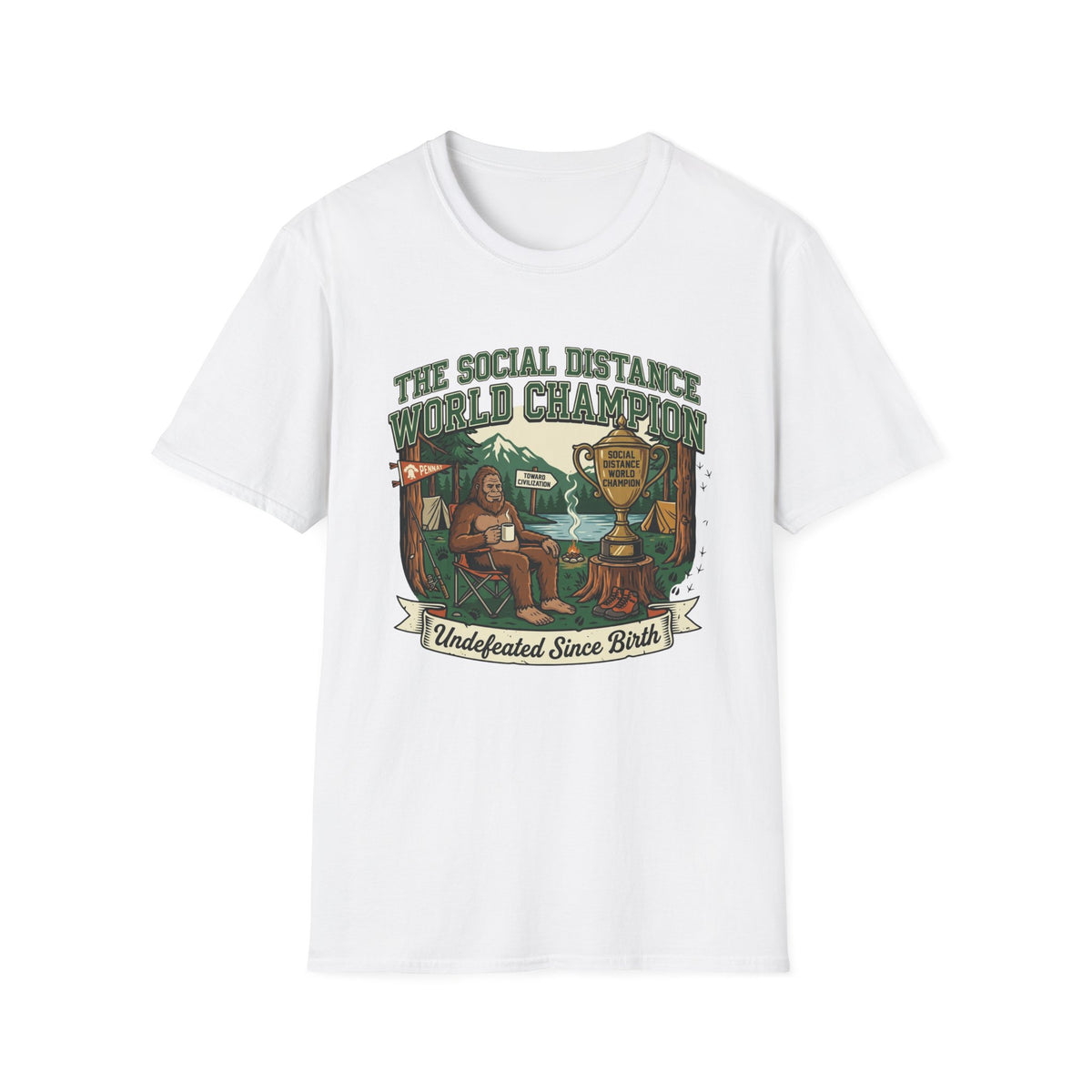 The Social Distance World Champion T-Shirt