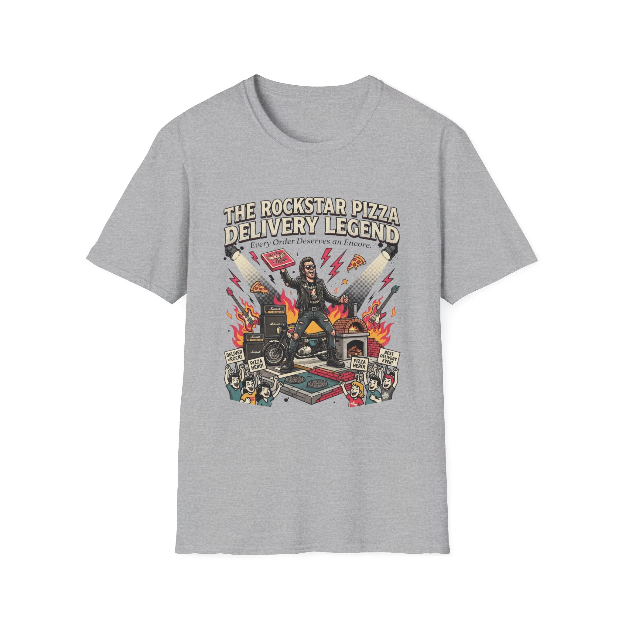 The Rockstar Pizza Delivery Legend T-Shirt