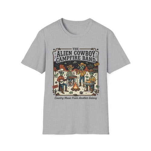 The Alien Cowboy Campfire Band T-Shirt