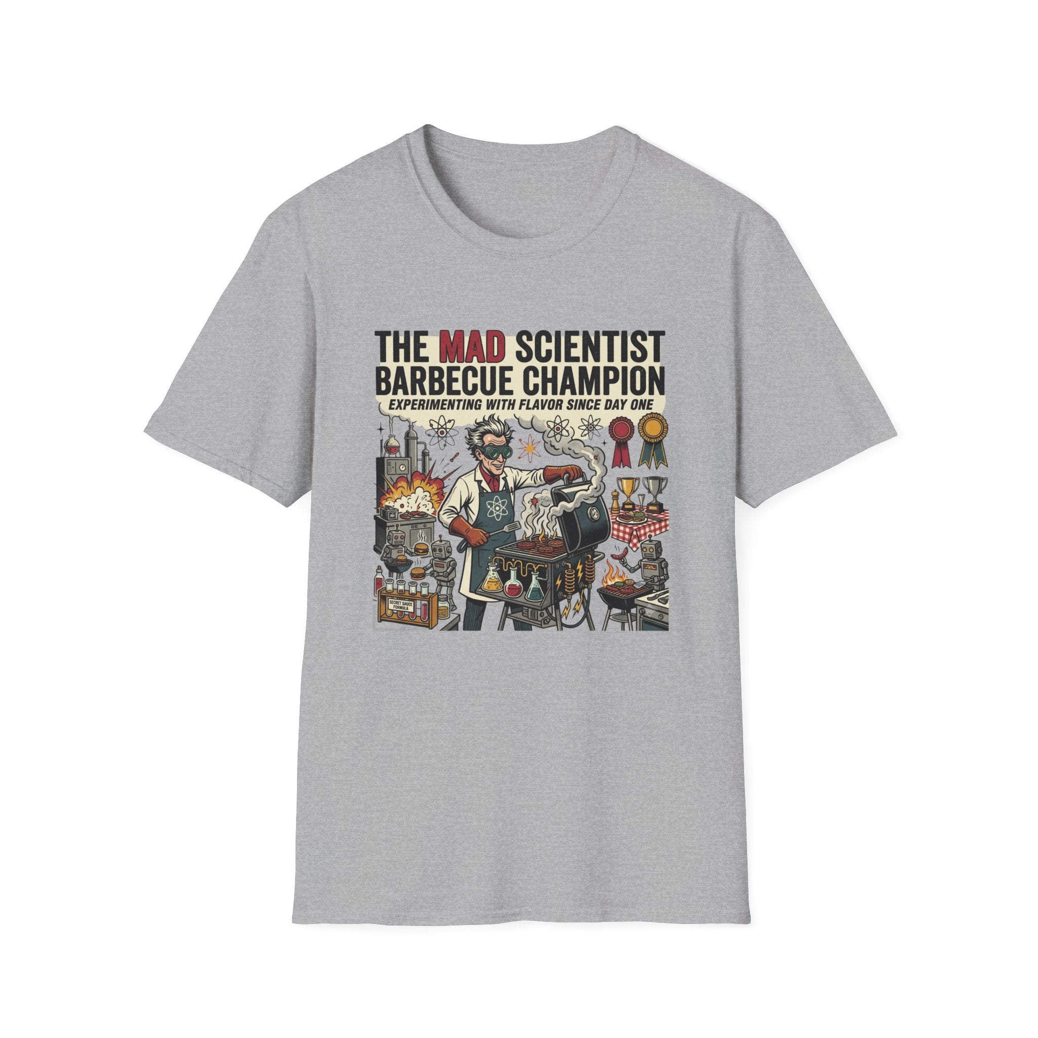 The Mad Scientist Barbecue Champion T-Shirt
