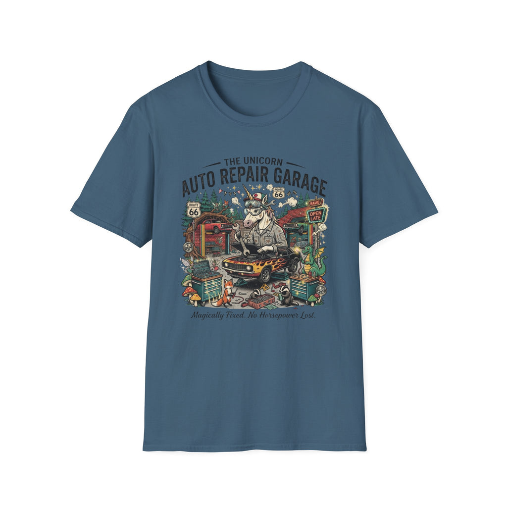 The Unicorn Auto Repair Garage T-Shirt