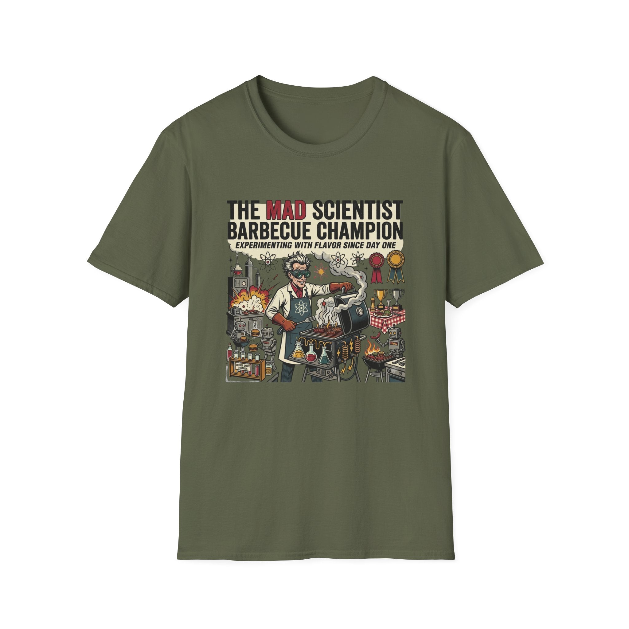 The Mad Scientist Barbecue Champion T-Shirt