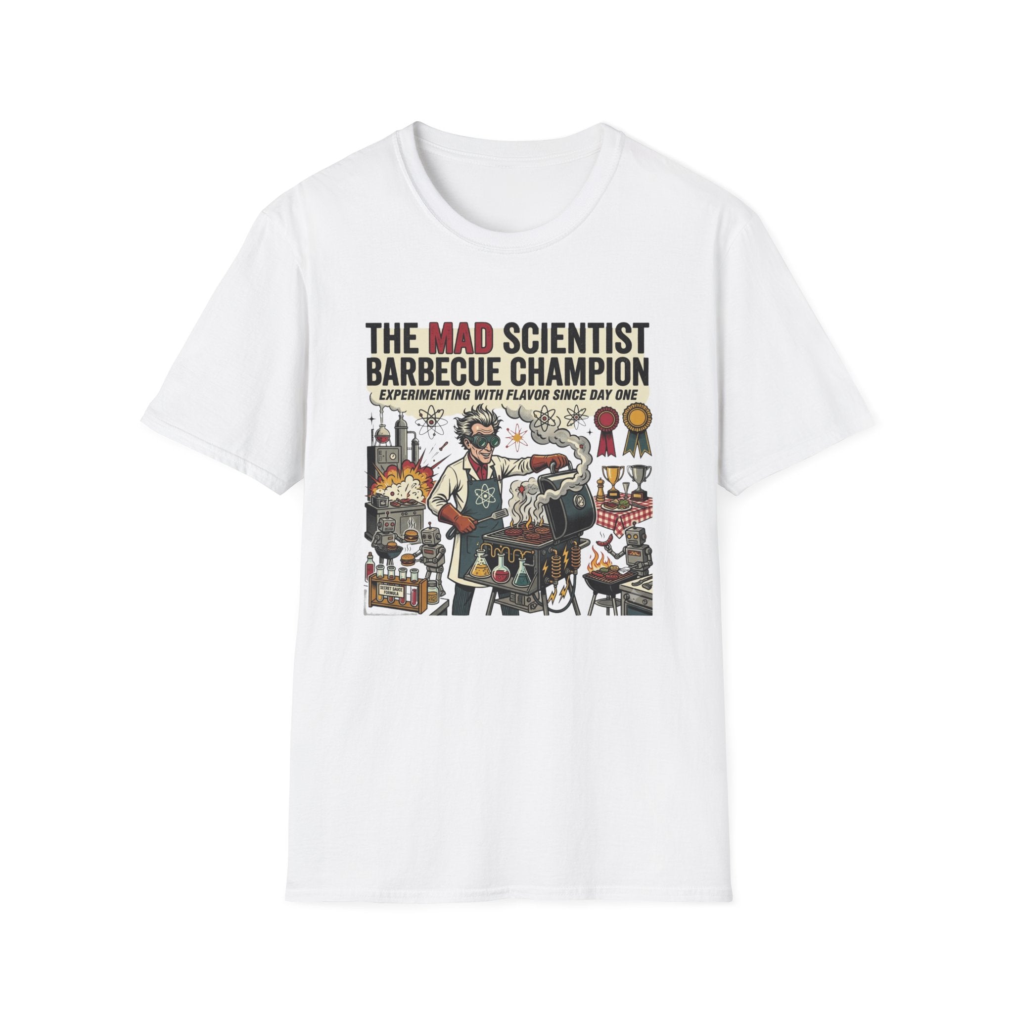 The Mad Scientist Barbecue Champion T-Shirt