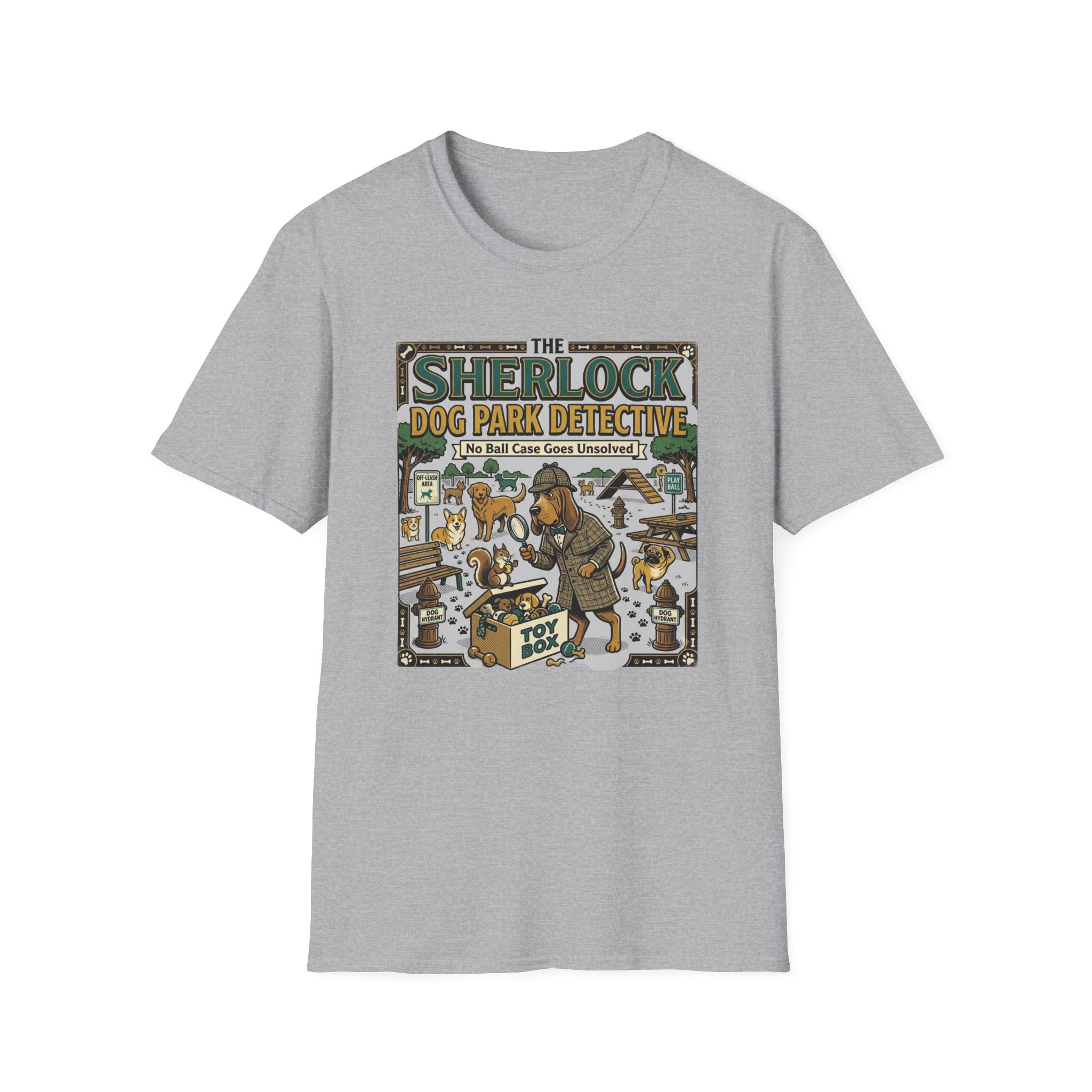 The Sherlock Dog Park Detective T-Shirt