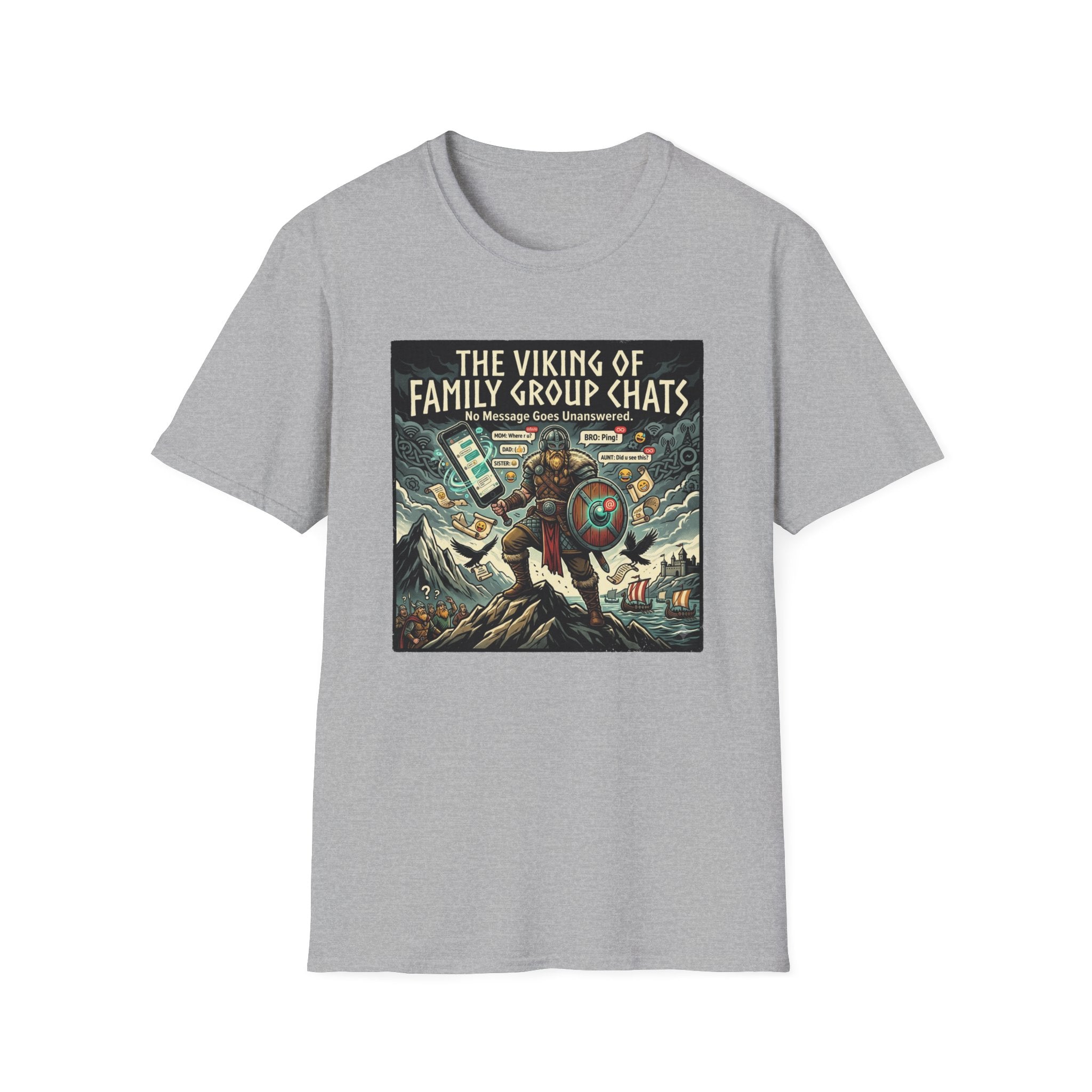 The Viking of Family Group Chats T-Shirt