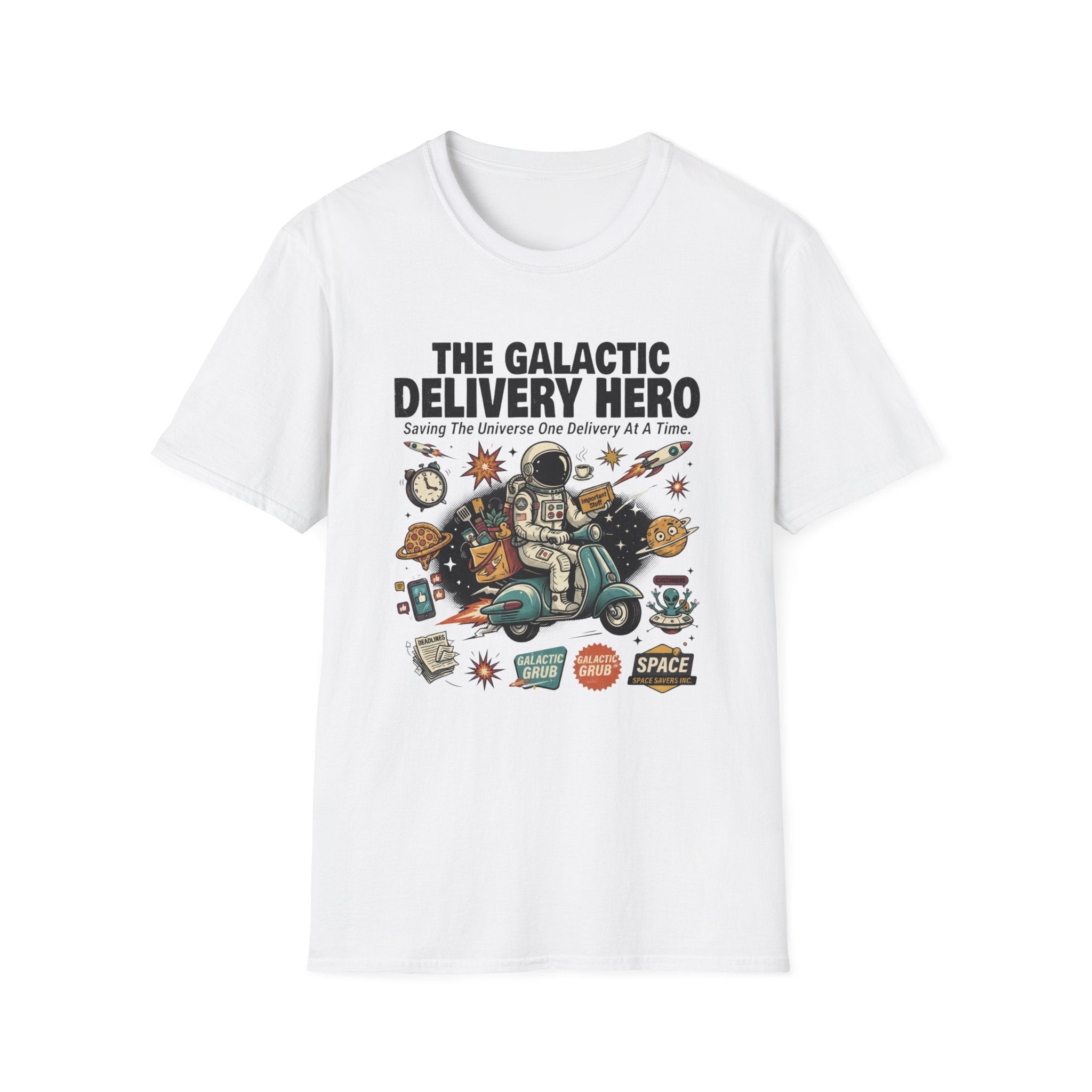 The Galactic Delivery Hero T-Shirt