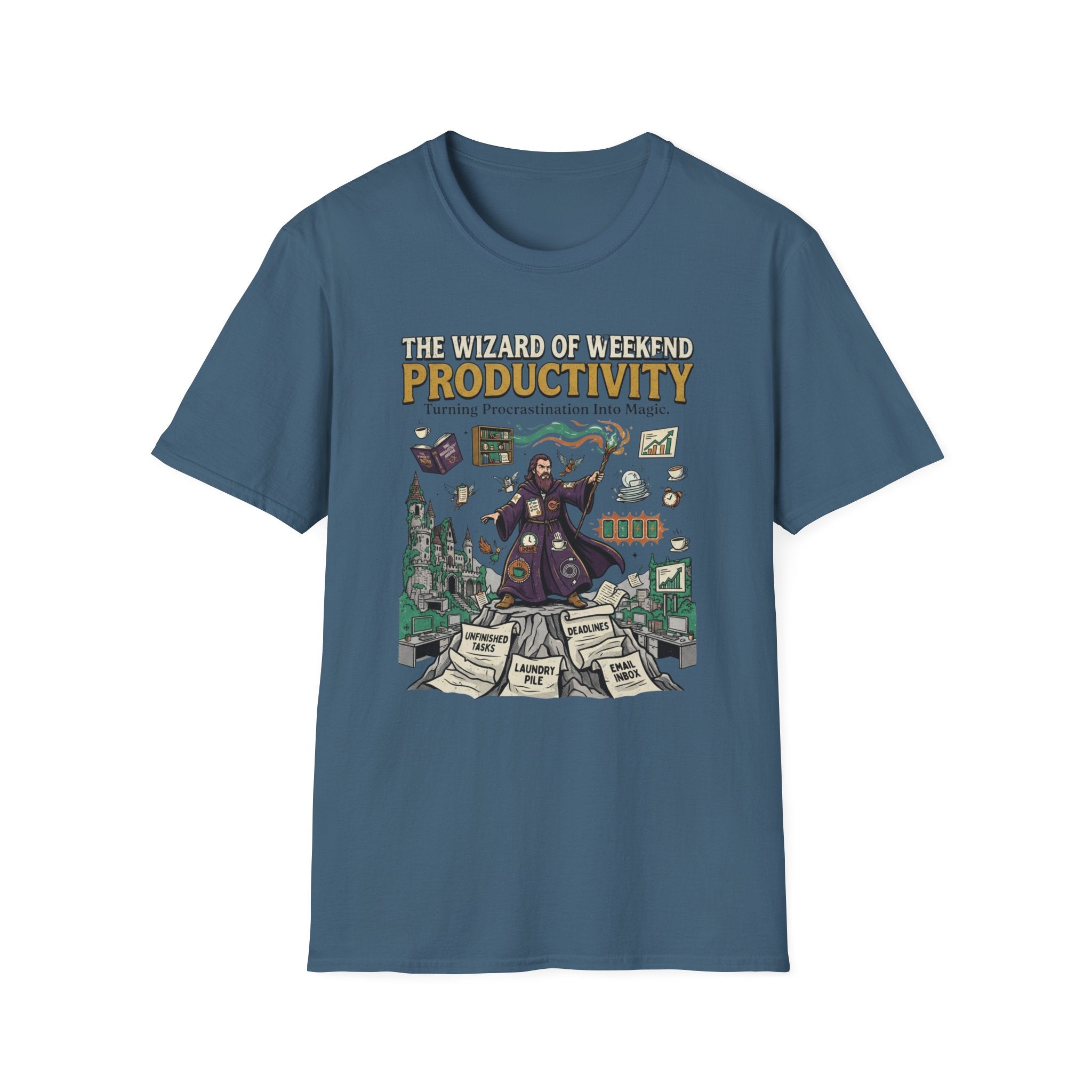 The Wizard of Weekend Productivity T-Shirt