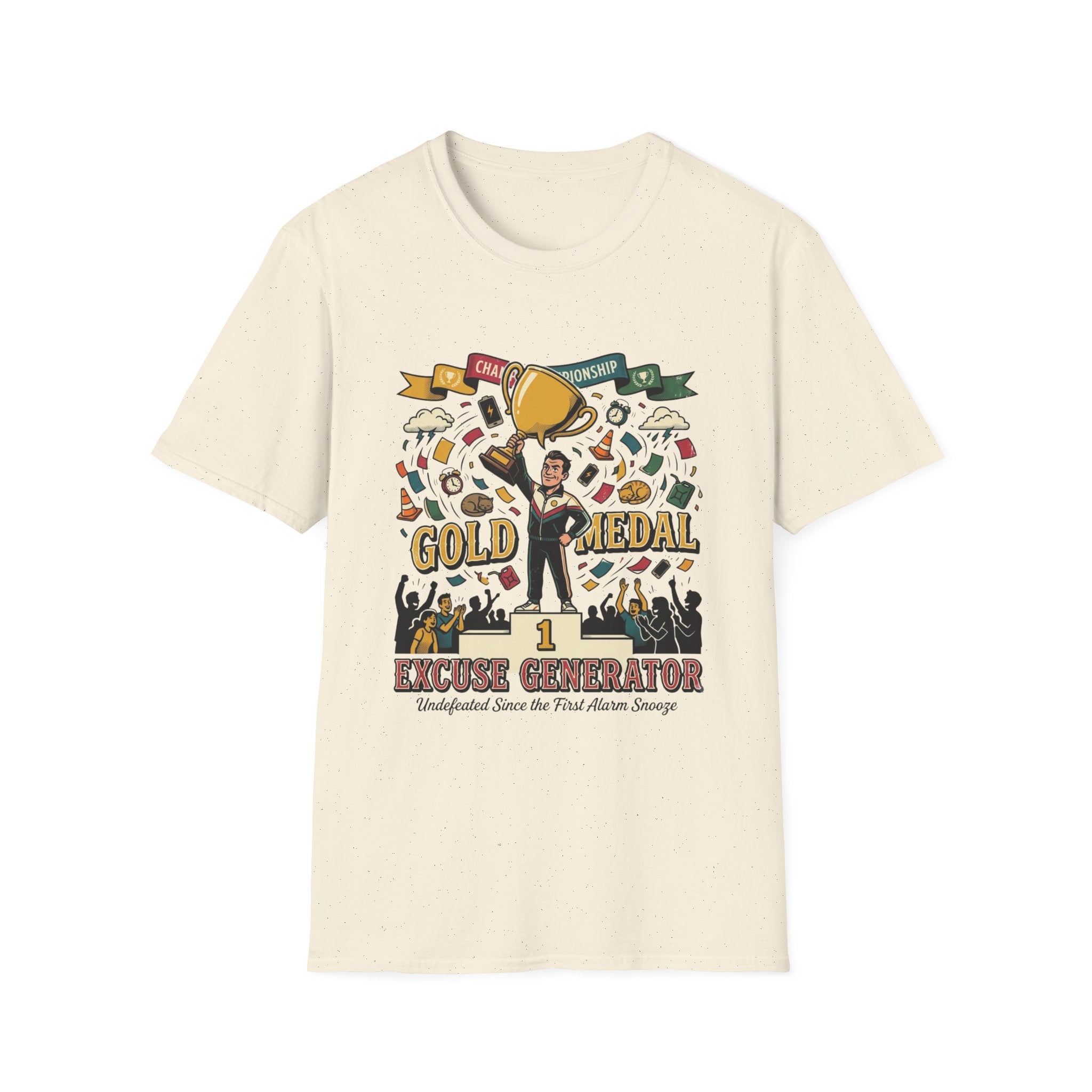 Gold Medal Excuse Generator T-Shirt