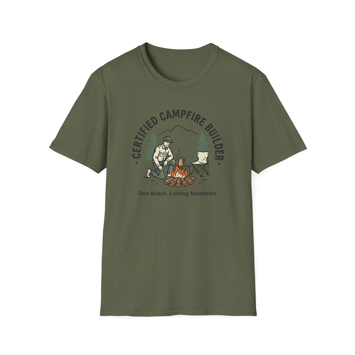 Certified Campfire Builder T-Shirt