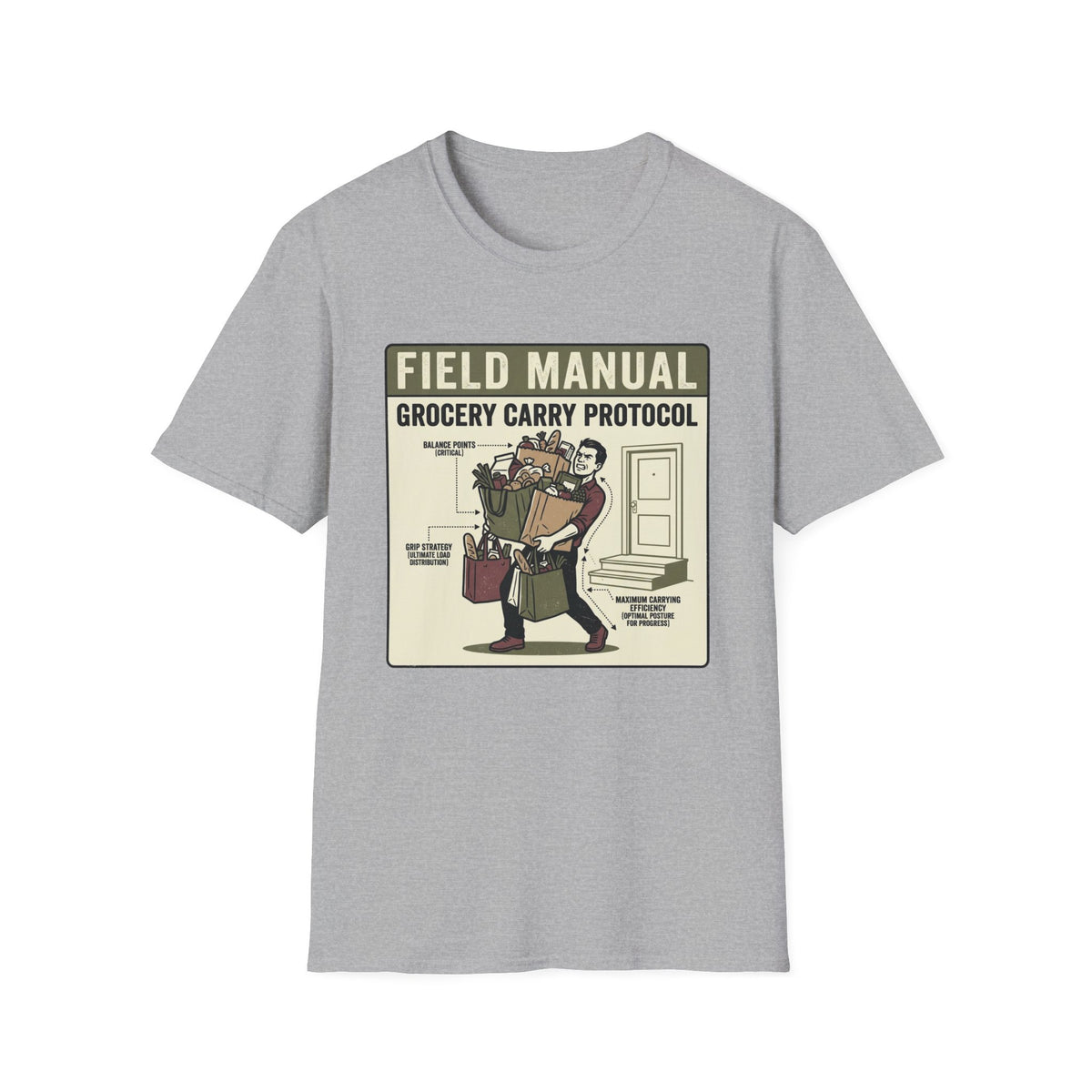 Field Manual- Grocery Carry Protocol T-Shirt