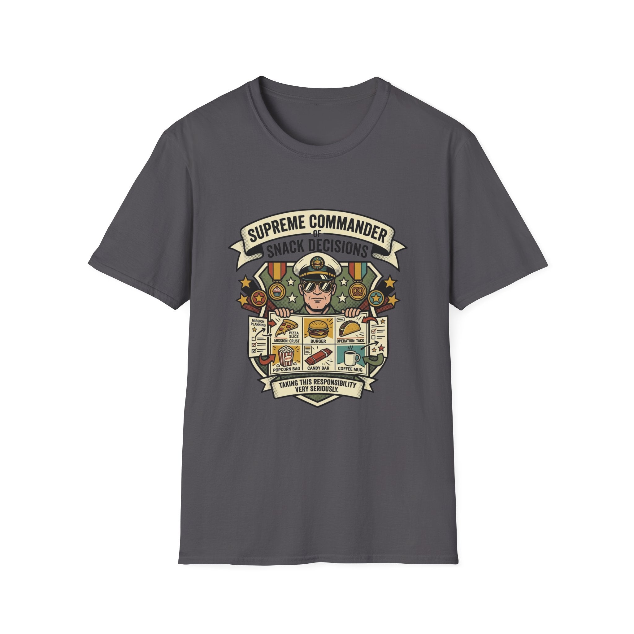 Supreme Commander of Snack Decisions T-Shirt