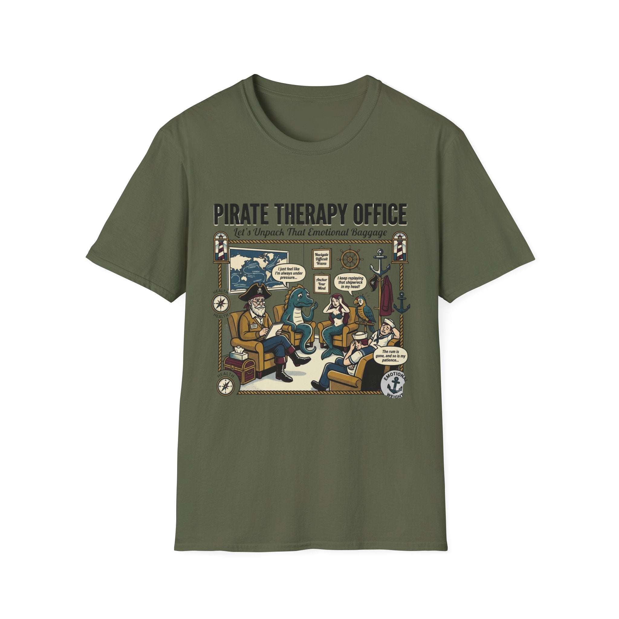 The Pirate Therapy Office T-Shirt